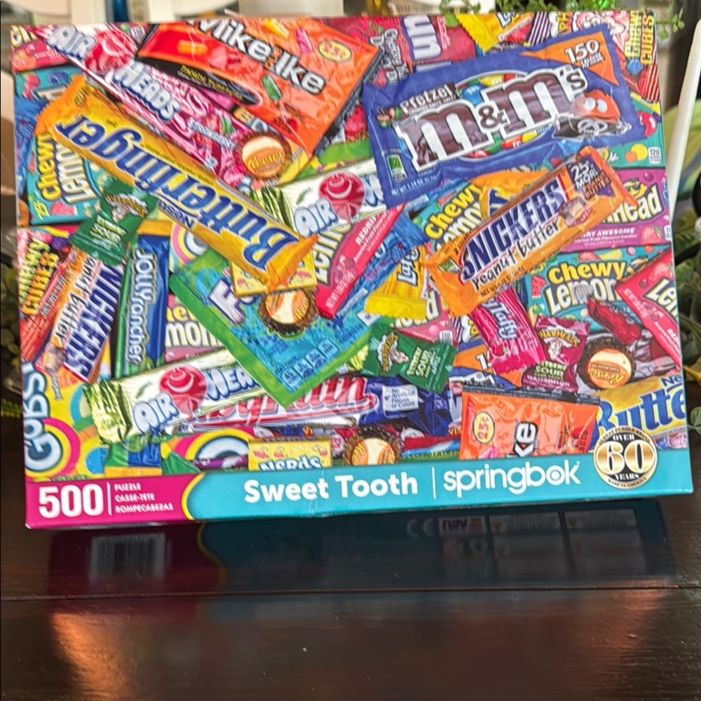 Sweet Tooth Puzzle - Colorful Candy Design
